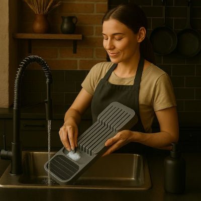 industrielle decorations femme lave range couverts tiroir