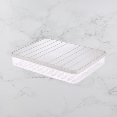 Boîte de rangement - FoodSaverBox™ - Carré blanc - Go rangement