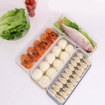 Boîte de rangement - FoodSaverBox™ - Rectangle blanc - Go rangement