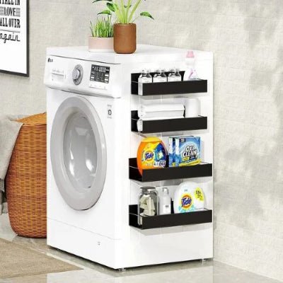 autre utilisation cuisine étagères placées sur coté machine à laver