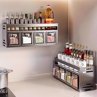 Étagère à épices posée sur comptoir ou fixé au mur