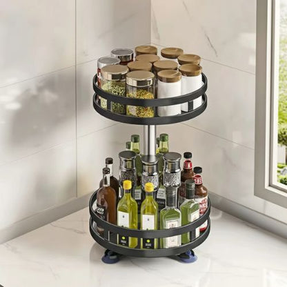 fenêtre étagère à épices parfaitement dans le coin organisation astucieuse