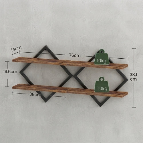 étagère de cuisine murale avec dimensions et poids maximum supporté