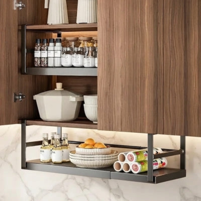 etagere de rangement cuisine suspendu placard et à etagere existante