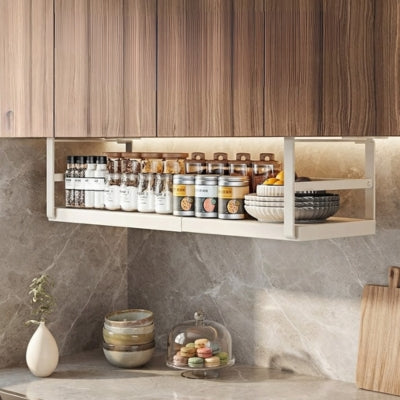 etagere de rangement cuisine variante blanc excellente capacité rangement