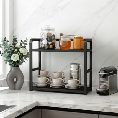 etagere de rangement pour cuisine avec tasses pots belle décoration