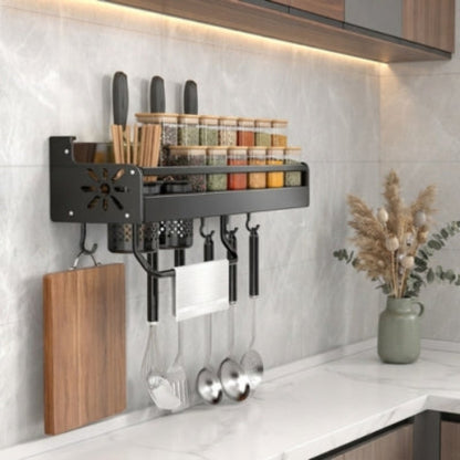 etagère murale pour cuisine optimisant l'espace de rangement