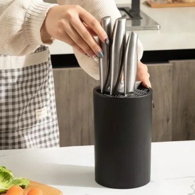 porte couteaux cuisine grande capacité main prend un couteau