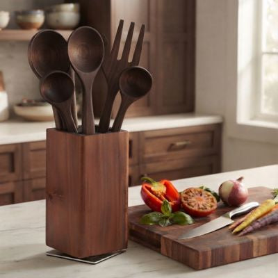 porte couteaux cuisine porte des ustensiles grâce à insert amovible