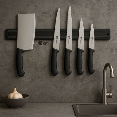 dans cuisine industrielle porte couteaux 48 cm