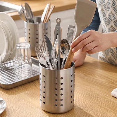 pot ustensiles cuisine rangement spacieux pour ustensiles et couverts