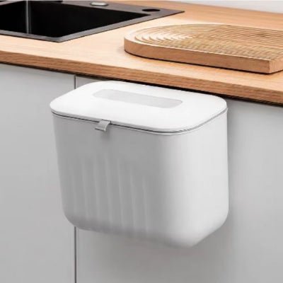 variante petit poubelle cuisine sous évier blanc