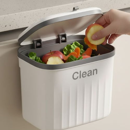 variante petite blanche poubelle sous évier