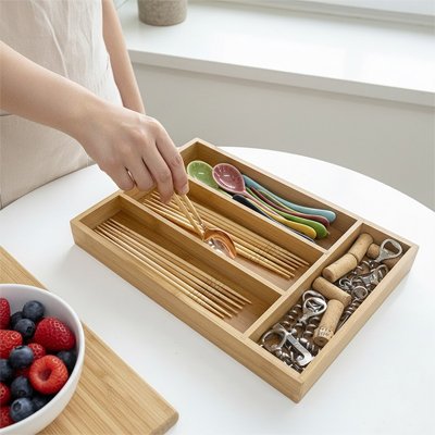 range couvert sur table contient baguettes chinoises tire bouchon