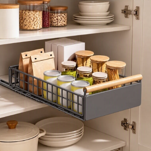 rangement cuisine coulissant variante grise petit format