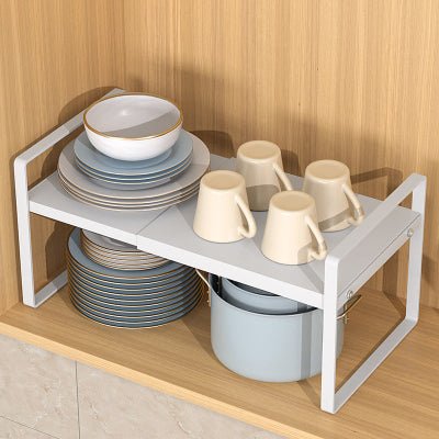 optimisation d'espace assiettes rangement etagere cuisine
