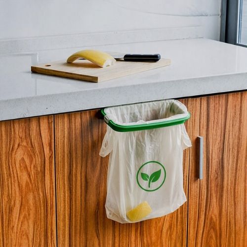 Support pour sac poubelle ergonomique idéal pour trier les biodéchets
